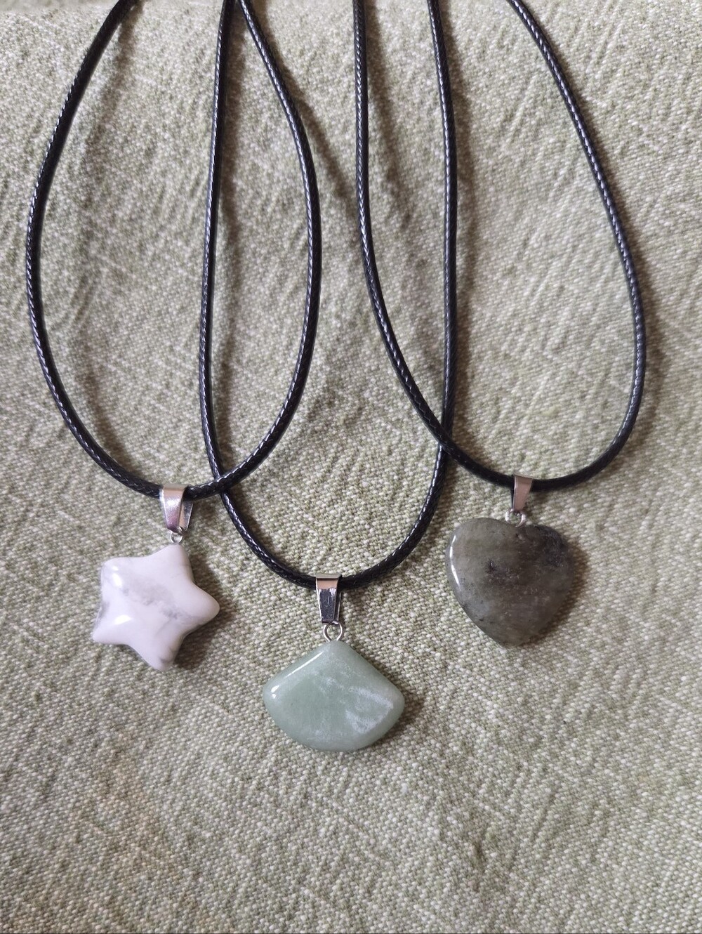 Handcrafted - Polished Agate Pendant on Cord